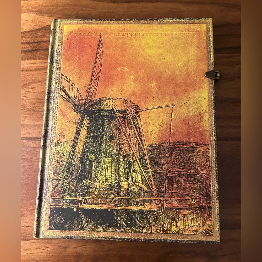 New Special Ed Paperblanks Rembrandt's 350th Anniversary journal The Windmill